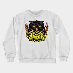 Crazy Owl Crewneck Sweatshirt